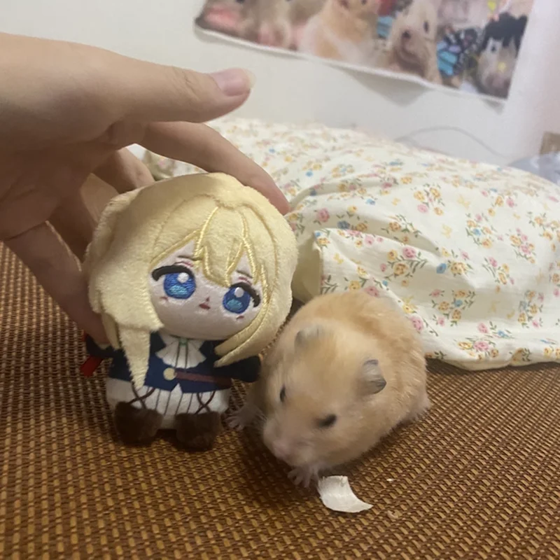 Anime Violet Evergarden Pluszowe Zawieszki Miękkie Violetowe Maskotki Breloczki Violet Plusie Zabawki Prezent dla Fanów Dzieci Dekoracja Świąteczna
