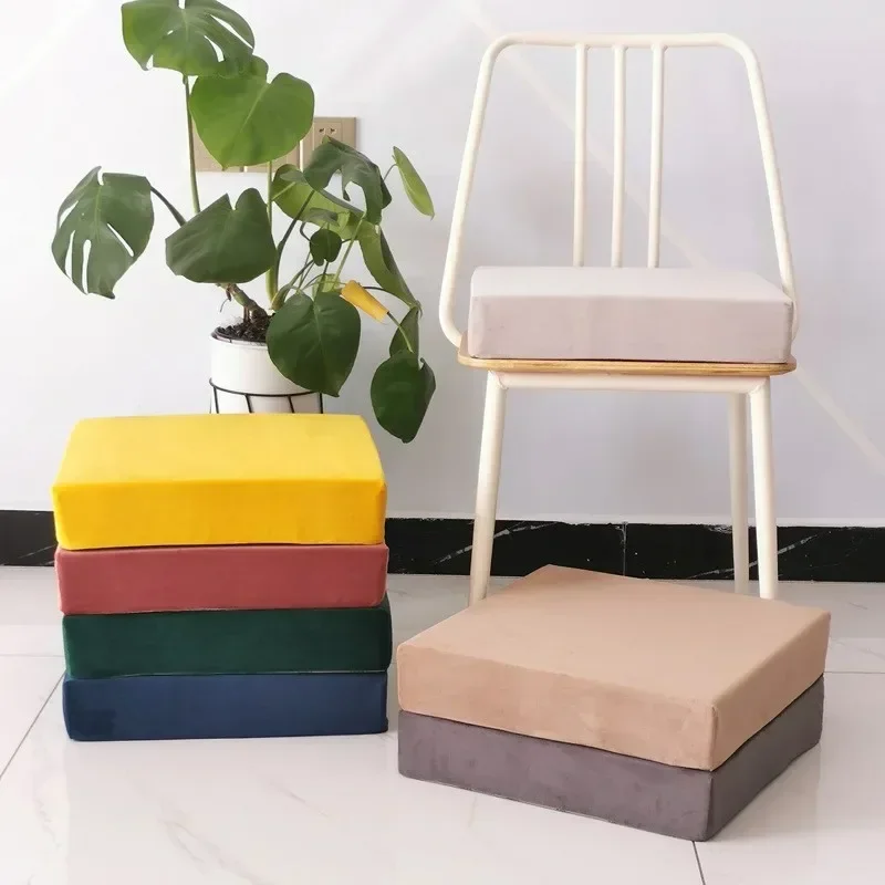 

Plus Hard High Density Sponge Sofa Cushion Solid Wood Redwood Window Mat Tatami Chair Linen Cloth Square Cushion Floor Cushion