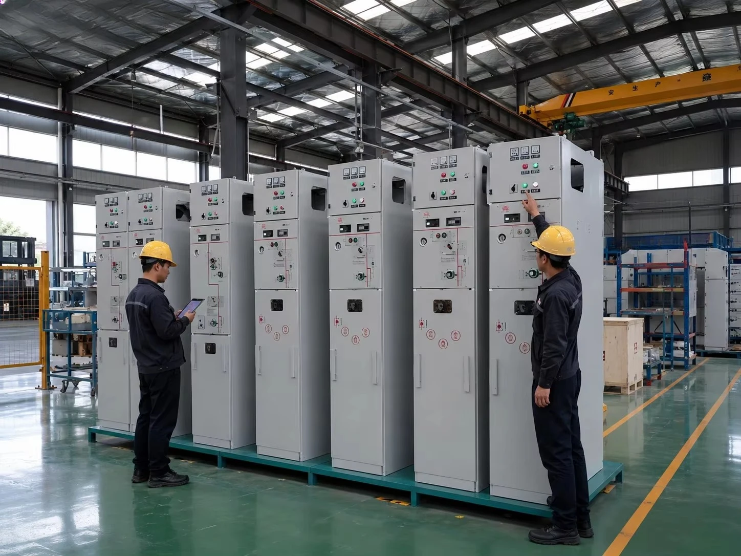 Gas Insulated Metal  Panel SF6  Ring Main Unit for Power Distribution 35kV/24kV/12kV 50/60Hz