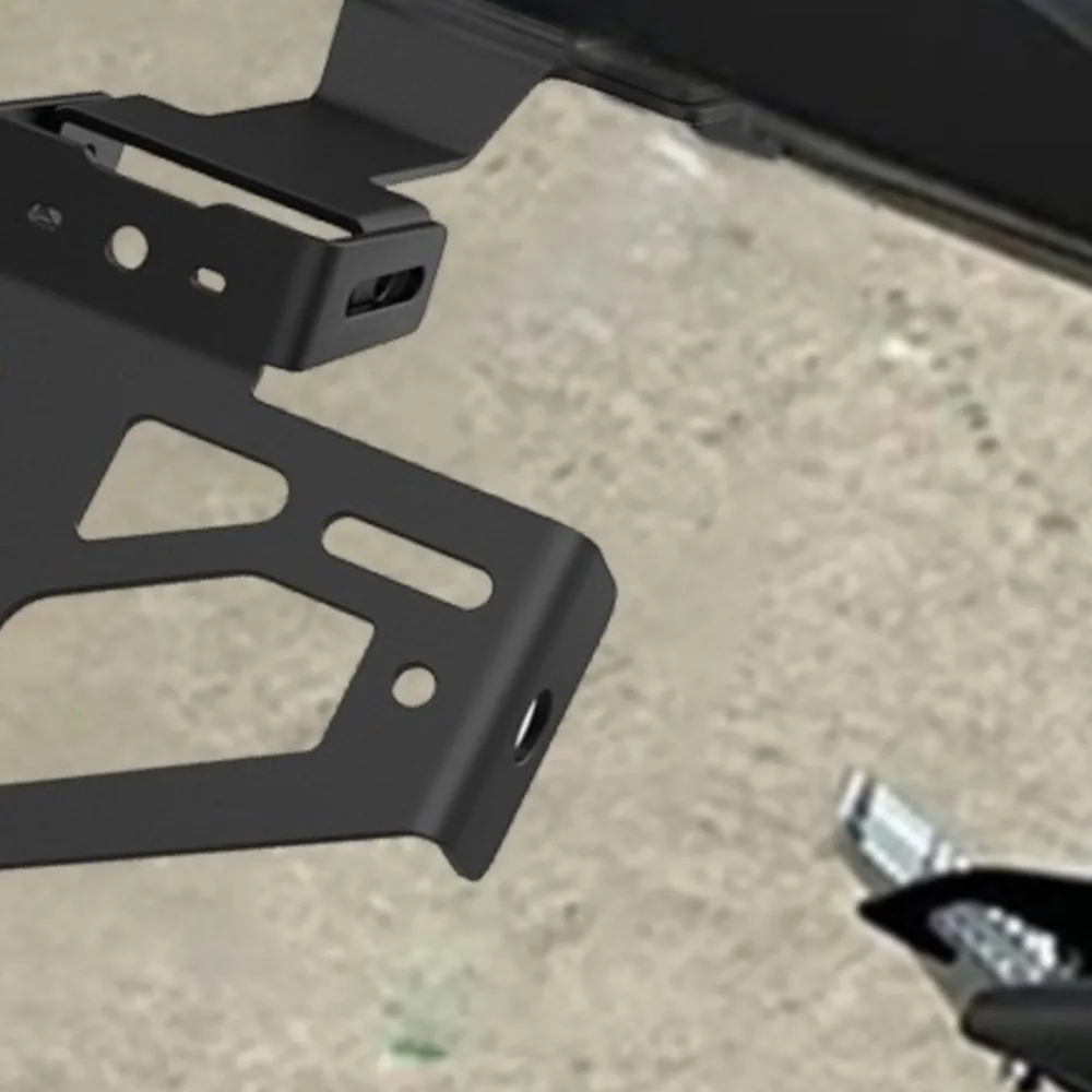 

Universal Motorcycle License Plate Bracket LED Light FOR YAMAHA BMW HONDA DUCATI SUZUKI Adjustable License Plate Holder Bracket