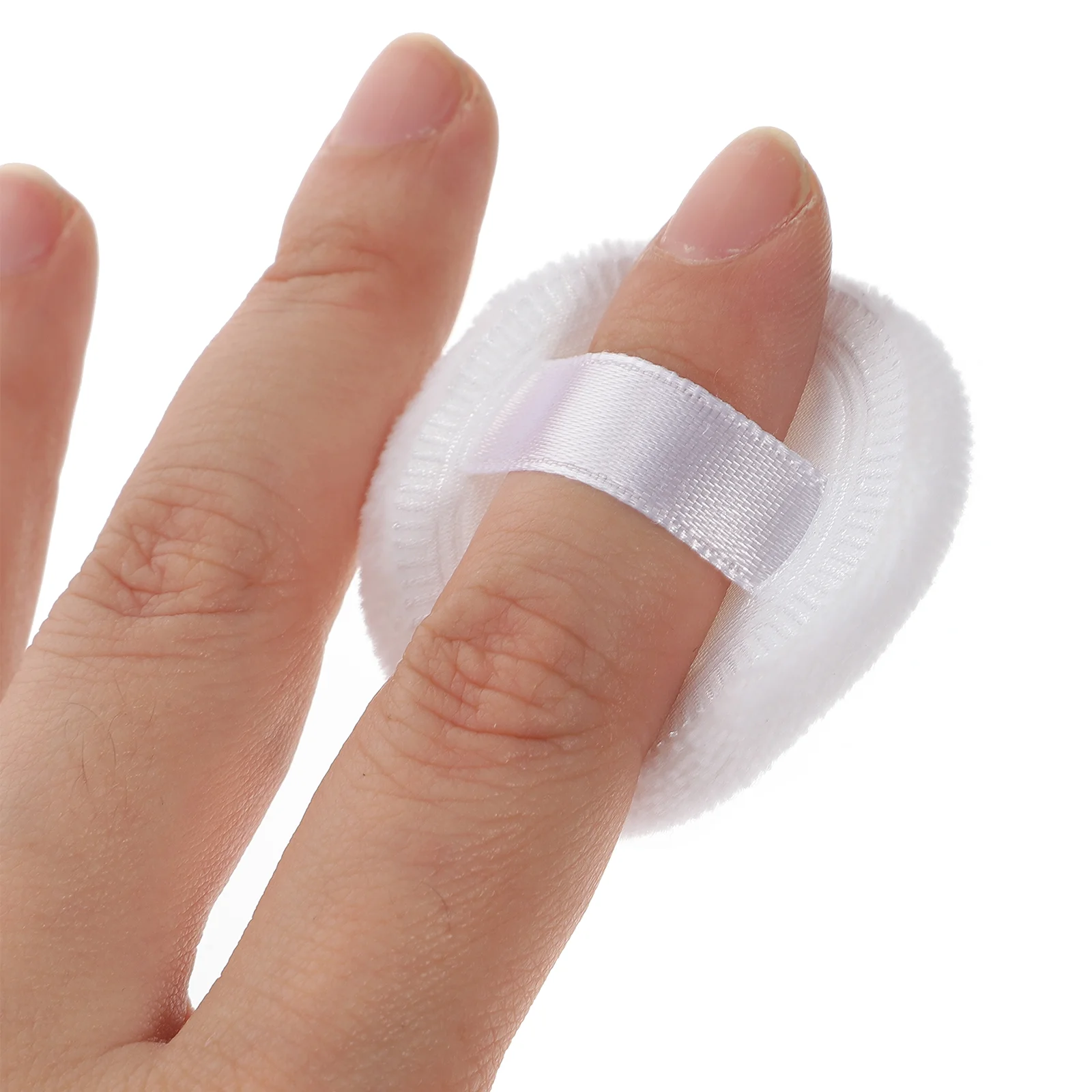 12 Pcs Powder Puff Makeup Pad Small Tool Girl Cosmetics Round Simple Puffs White Cushion Woman