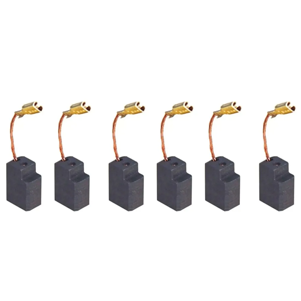 4Pcs 6.35x10x13mm Carbon Brushes With Springs For D28811 D28810 D28803 D28112X D28111X Angle Grinder Motor Repair Parts