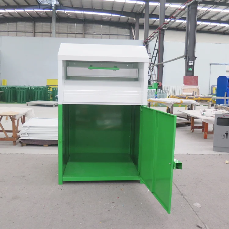 

Оптовая продажа с фабрики, стальная одежда, обувь, книги, корзина для переработки пожертвований, металлическая коробка для пожертвований на открытом воздухе, одежда