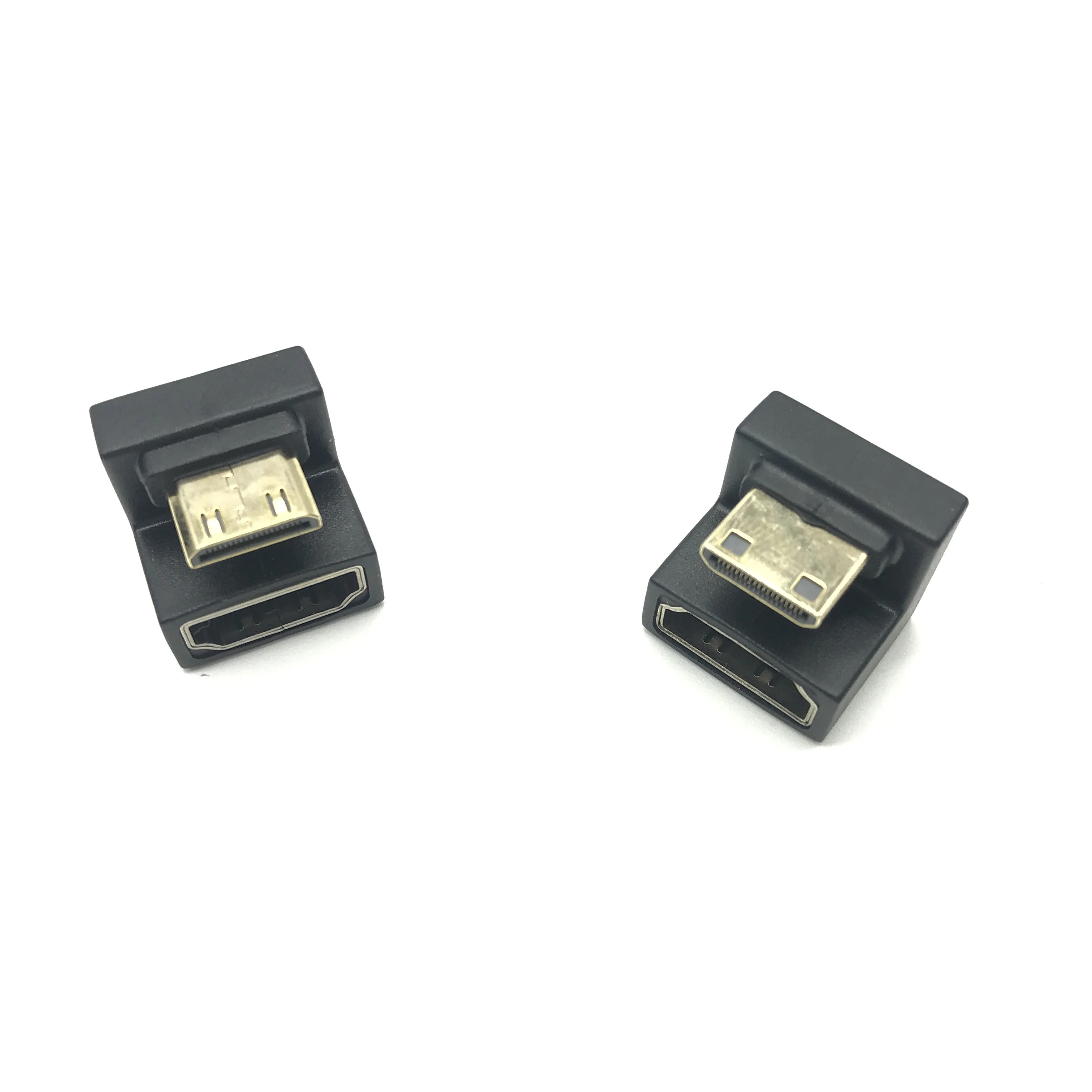 角度付きミニコンバーター360 °,ミニHDオス-HDMI,互換性2.1v,メス拡張4k 8k 60hzアダプター