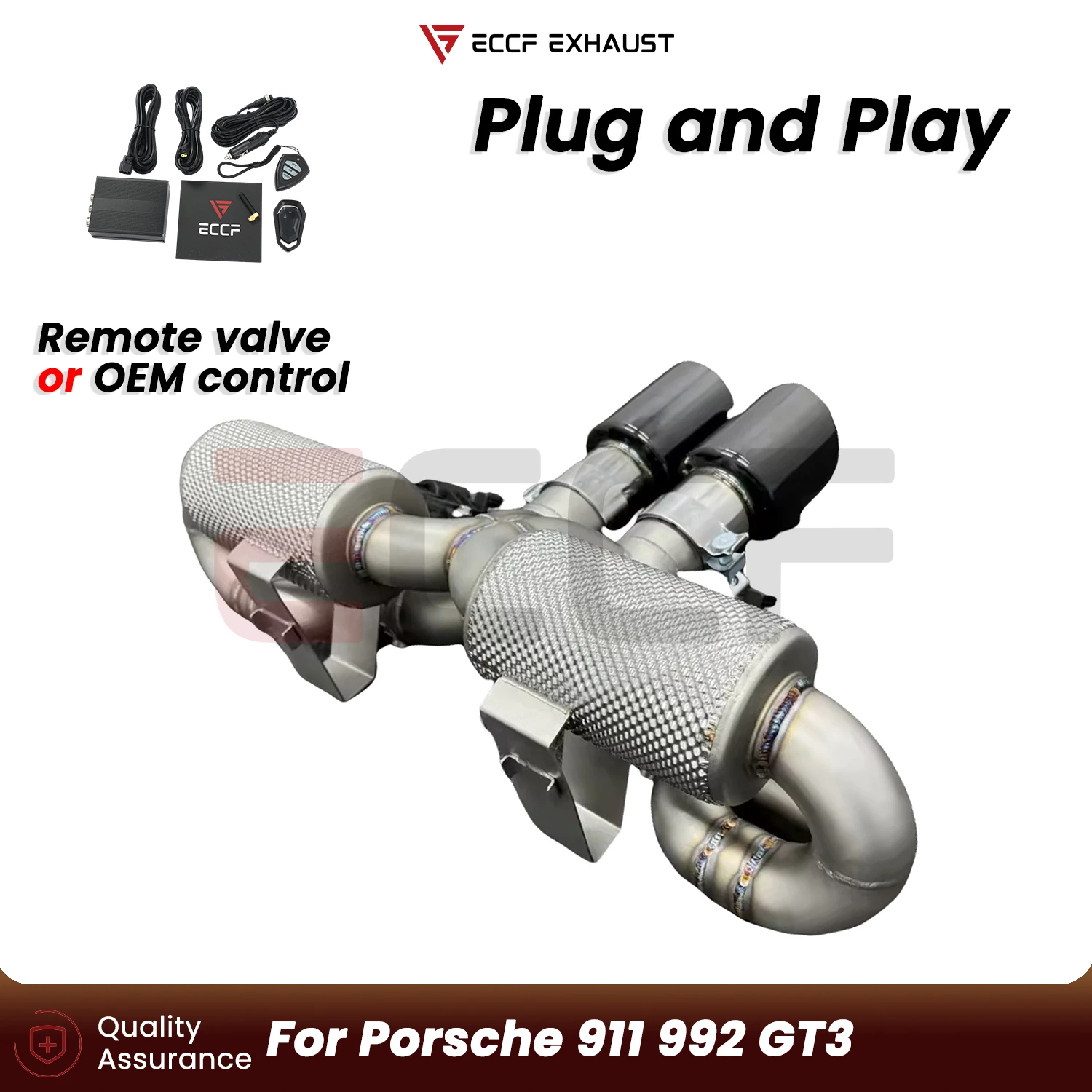 

Sporty Stainless steel Catback Exhaust FOR Porsche 911 992 Upgrade GT3 Aggressive Exhaust Sound Performance Upgrade