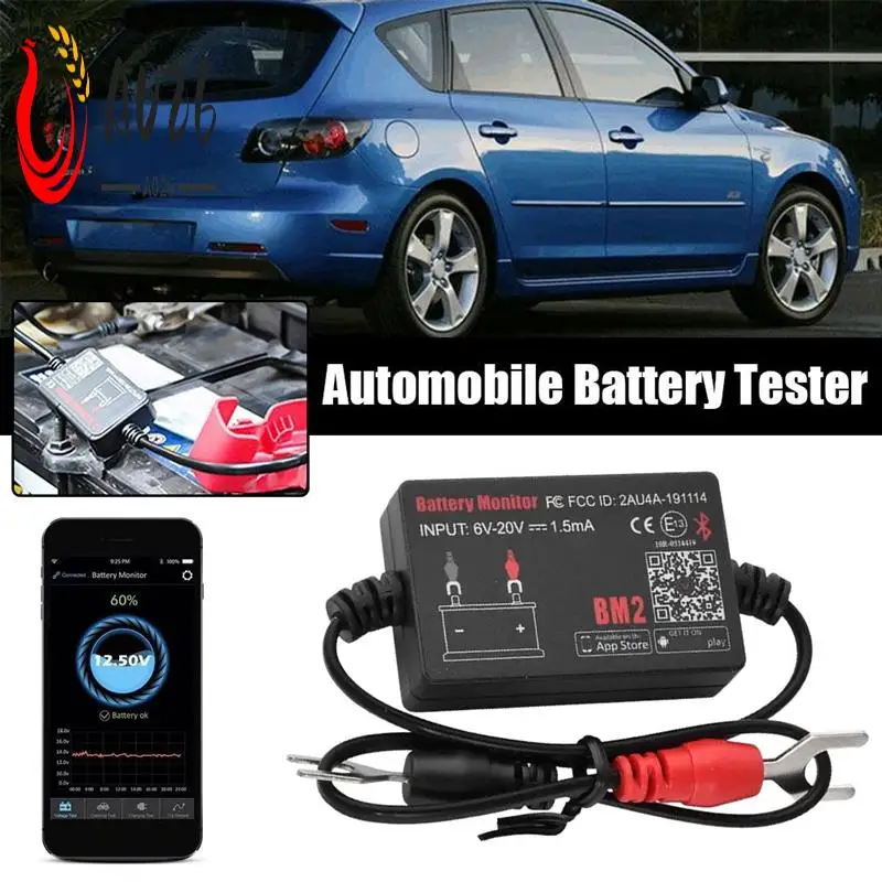 

A026-BM2 Battery Monitor Tester Bluetooth 4.0 Car Battery Analyzer Charging Cranking Test