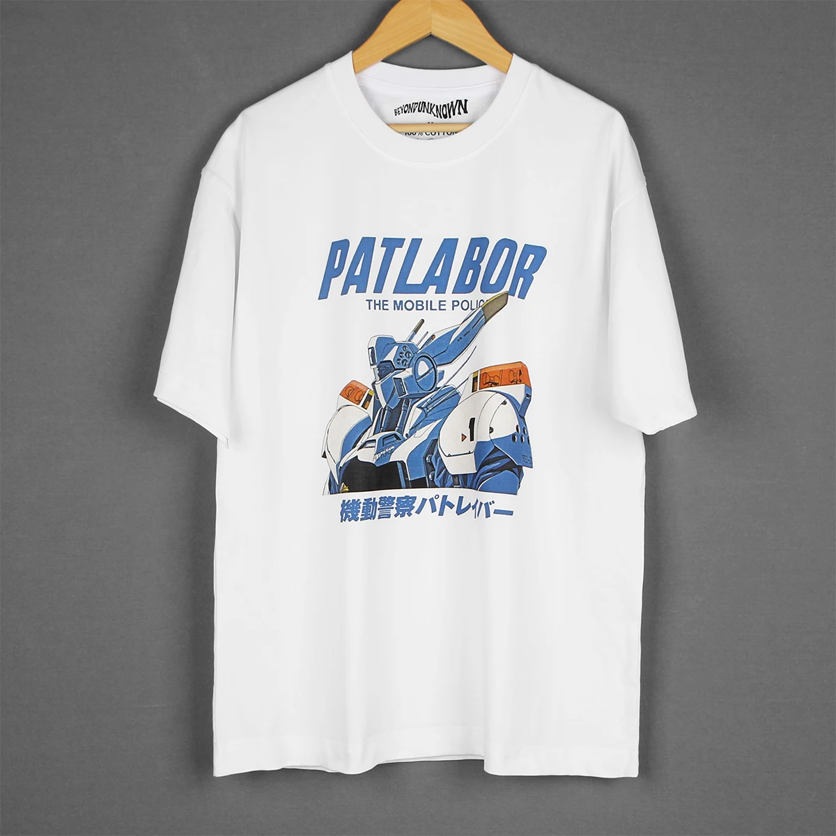 Mobile Police PATLABOR T-Shirt Japanese Anime You're Under Arrest Knight Tekkaman Blade Men Summer Cotton Tee Shirt