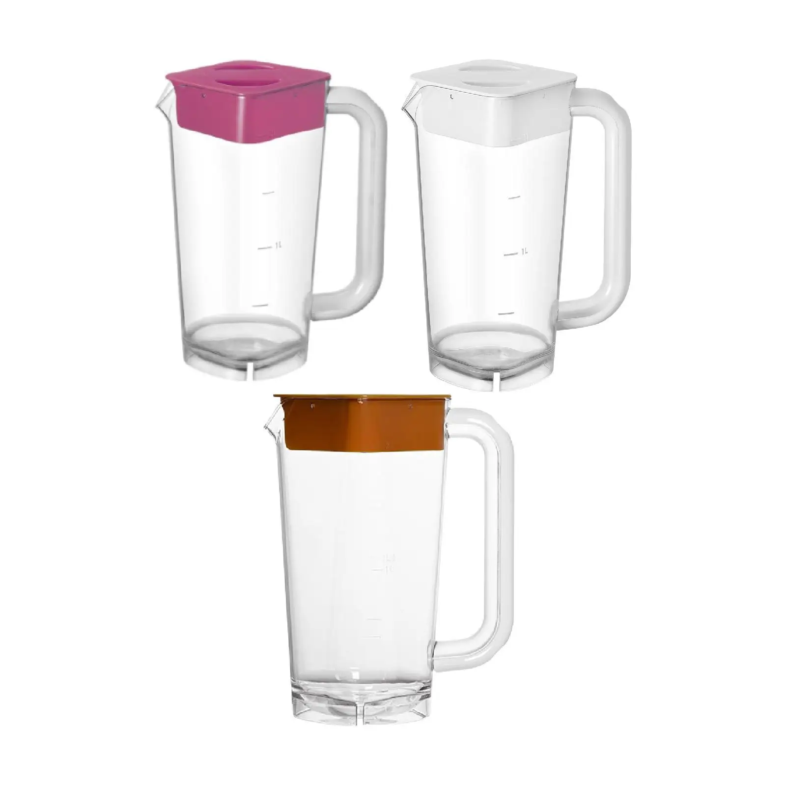 

2L Water Pitcher Ice Tea Kettle Cold Kettle Container Gift Large Capacity Hot Cold Water Jug Fridge Pitcher for Tea Beverage