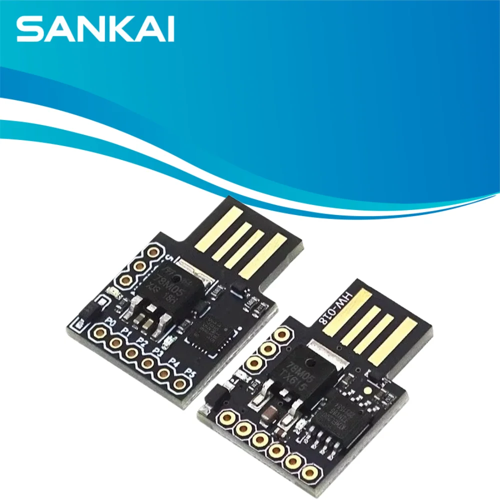 Digispark ATTINY85 Micro USB Dev Board, Arduino IDE Bootloader for DIY Projects