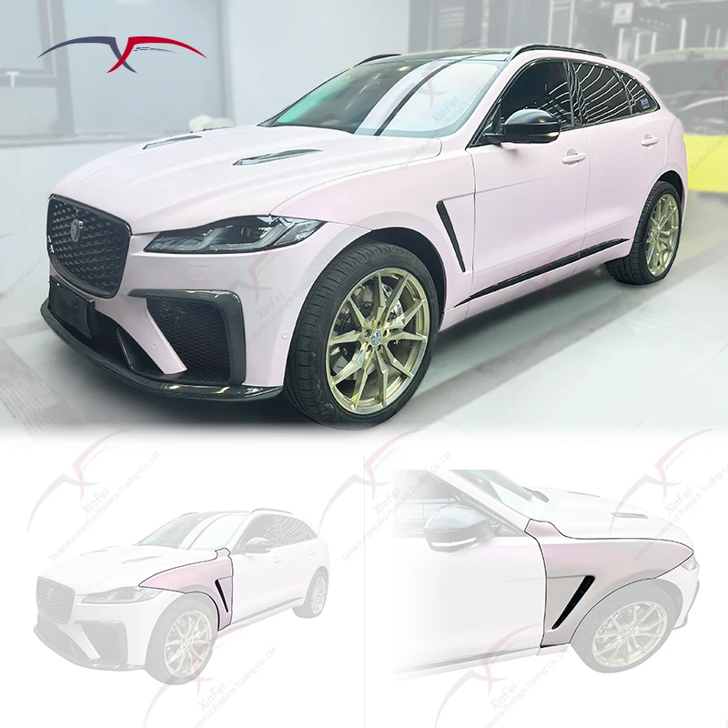 Suitable for modifying  F-pace 5.0SVR car fenders, front fenders, body parts, carbon fiber exterior decoration