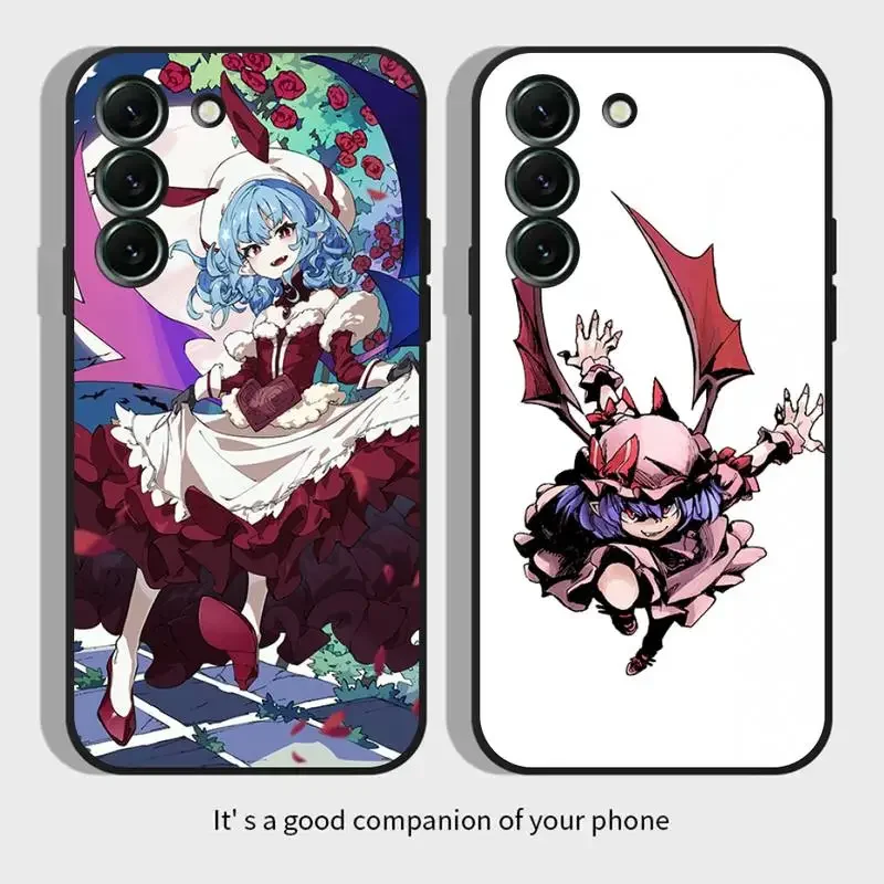 Touhou Project Remilia ScarletPhone Case For Samsung Galaxy S 23 22 21 20 10 e 9 8 7 6 5G plus edge ultra lite Black Soft Cover