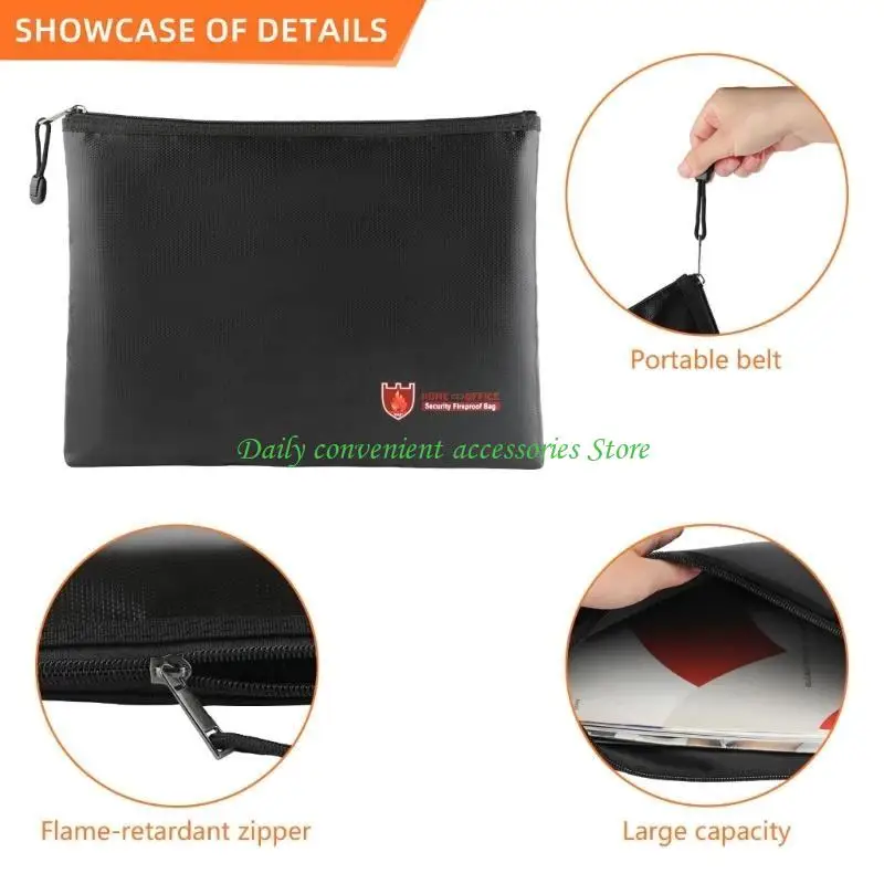 97QB Fireproof Waterproof Materials Secure Storage for Contracts Certificates