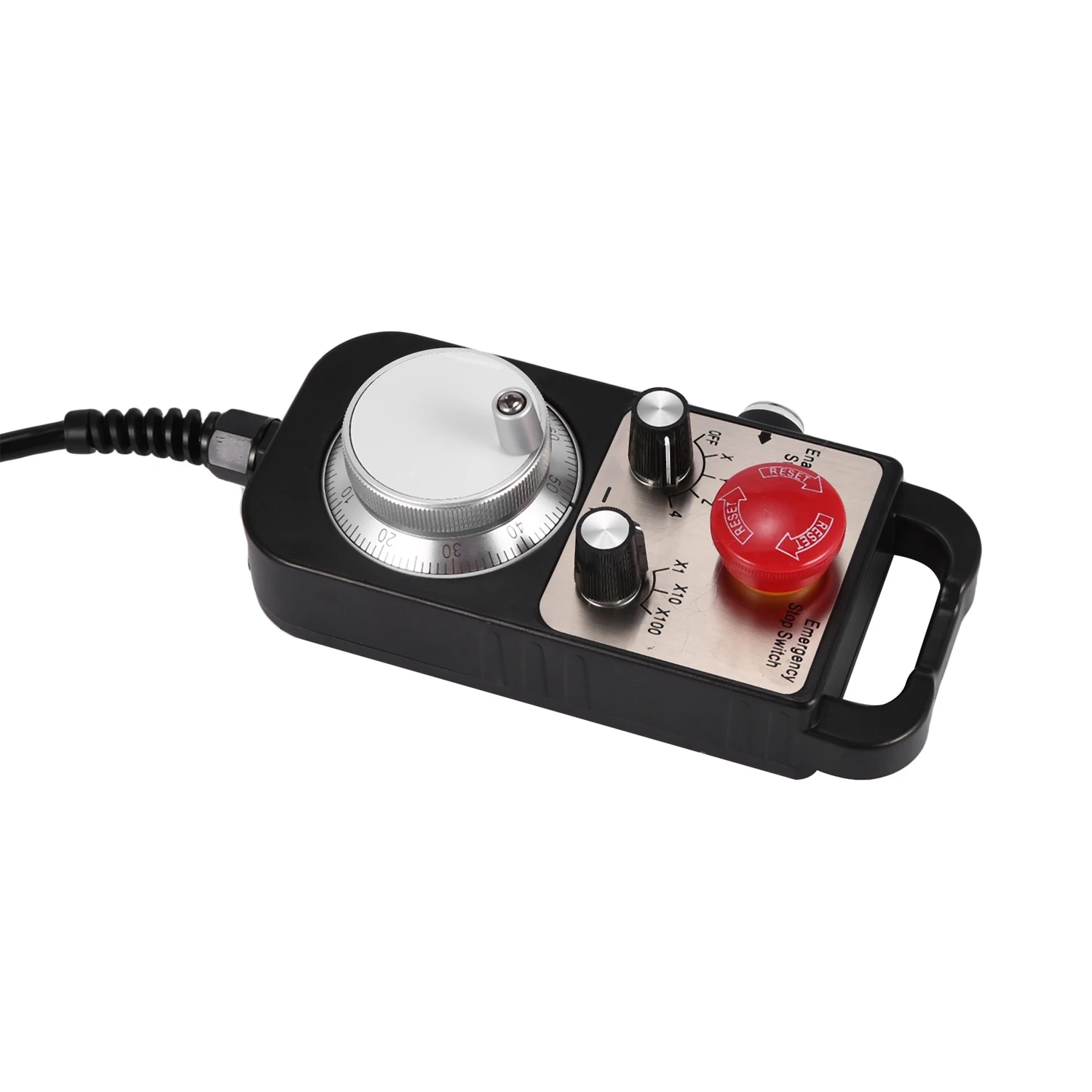 

Universal Cnc 4 Axis Mpg Pendant Hand Wheel 100 Pulse 5V & Emergency Stop Cnc Router Handwheel 4Axis Type HOT