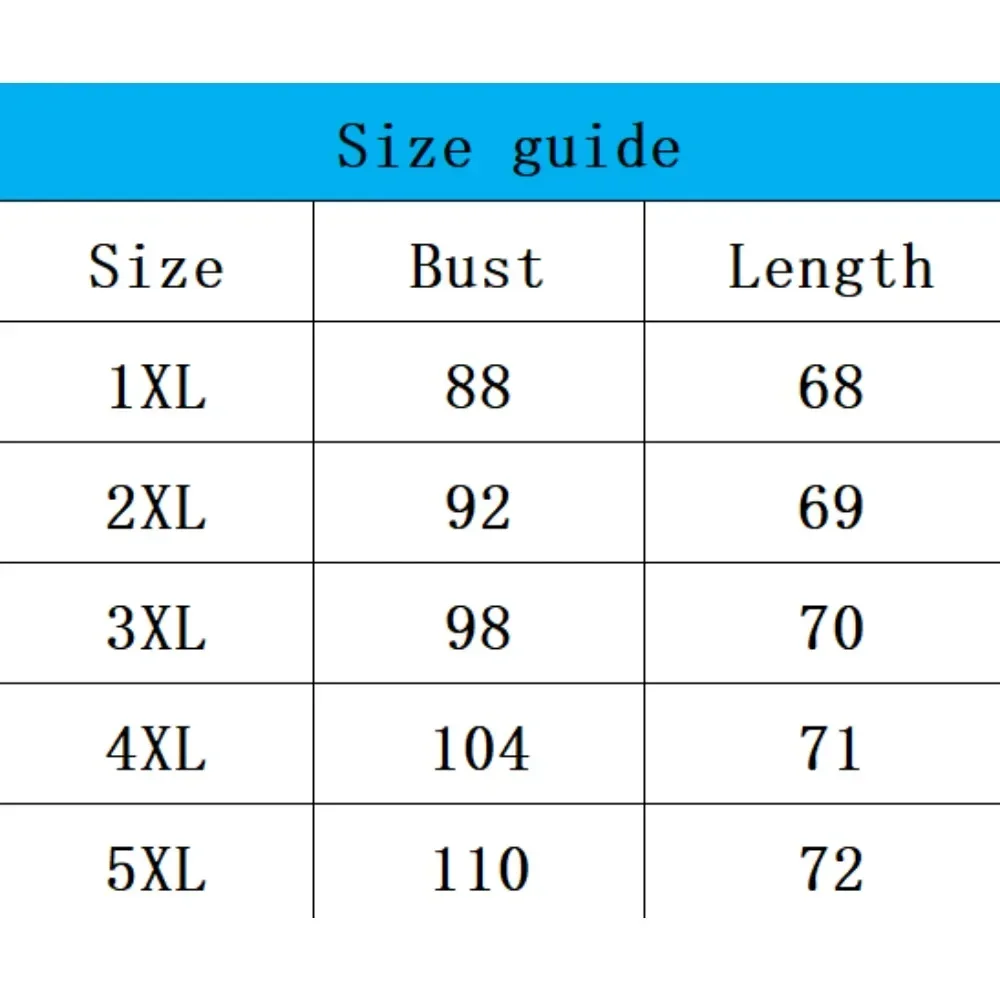 سترة نسائية مقاس كبير 1XL-5XL بدون أكمام بطباعة متدرجة