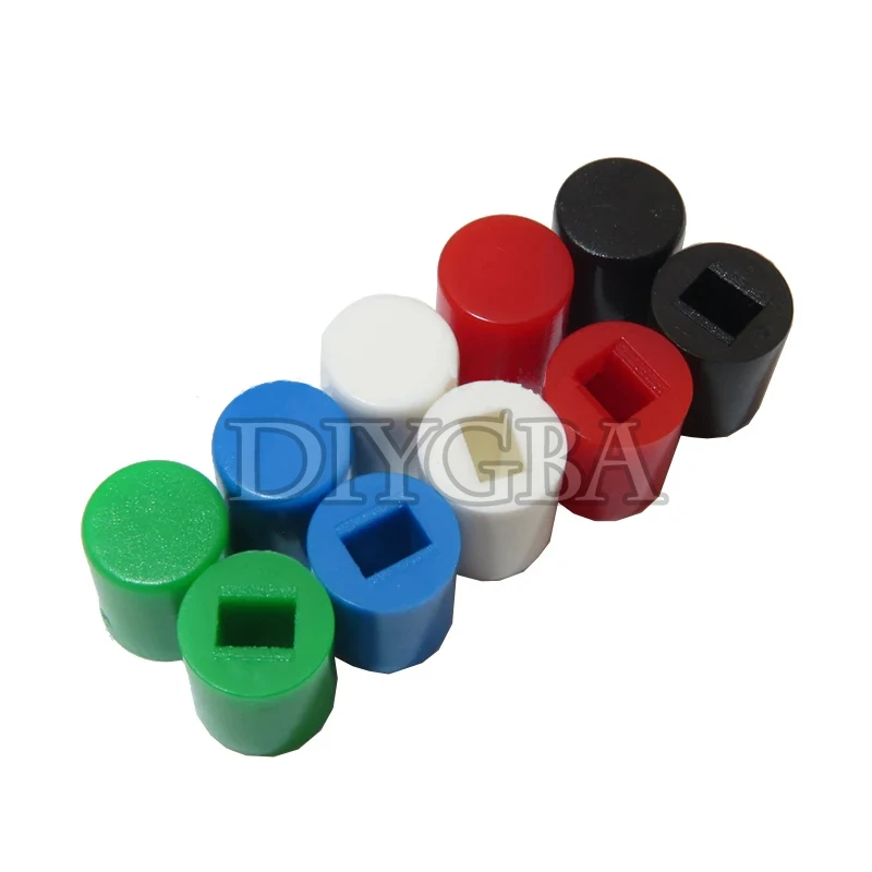 20PCS For 5.8*5.8 7*7 8*8 8.5*8.5mm Cylindrical cap Self Locking Push Tactile Power Micro Switch Kit 6 Pin Button Switches
