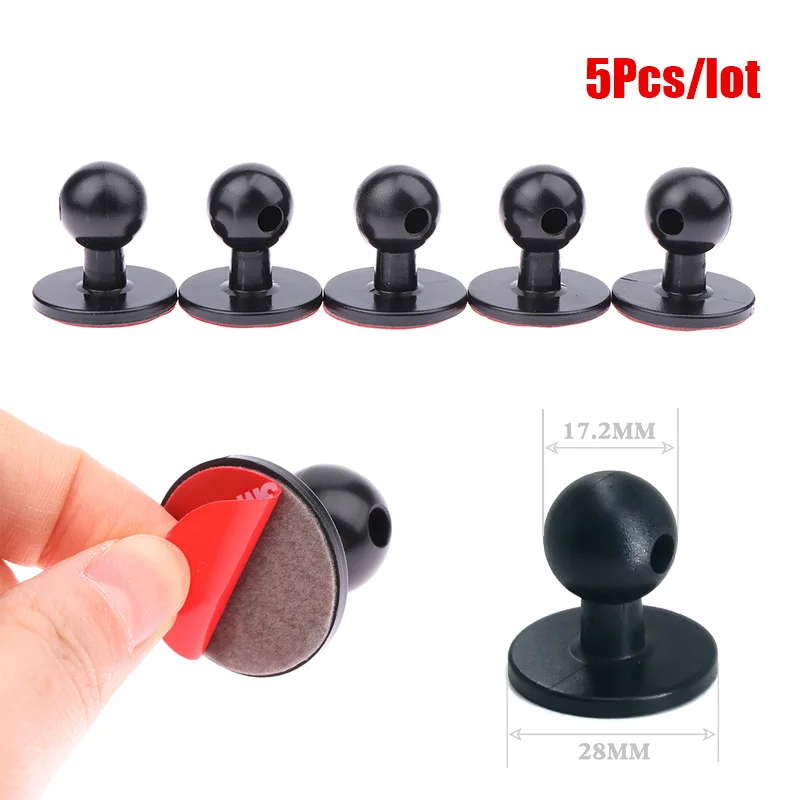 Mini cola base de suporte do telefone móvel para universal 17mm diâmetro da cabeça bola para navegação do carro gps celular titular acessórios