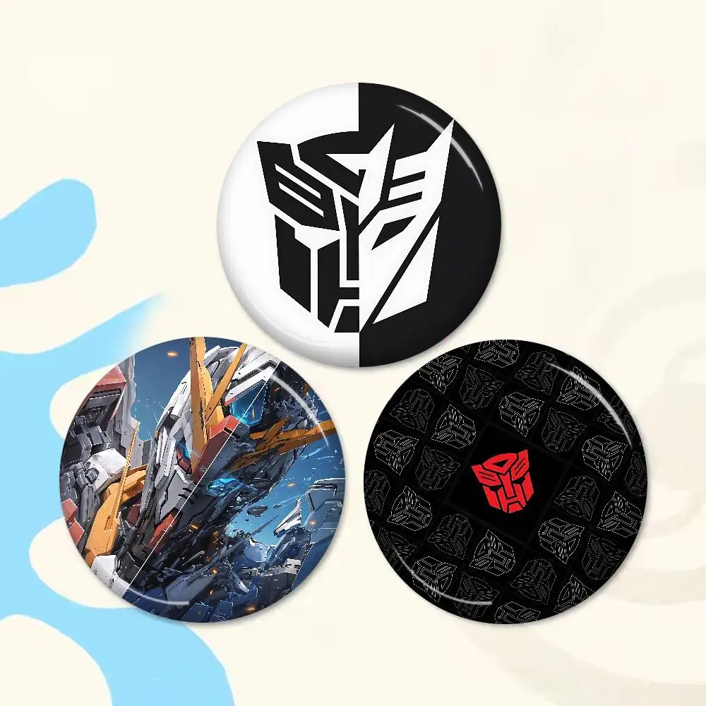 T-Transformers Movie 32/44/58MM Customizable Button Pins Cute Funny Creative Badge Jewelry Decor Gifts for Friends