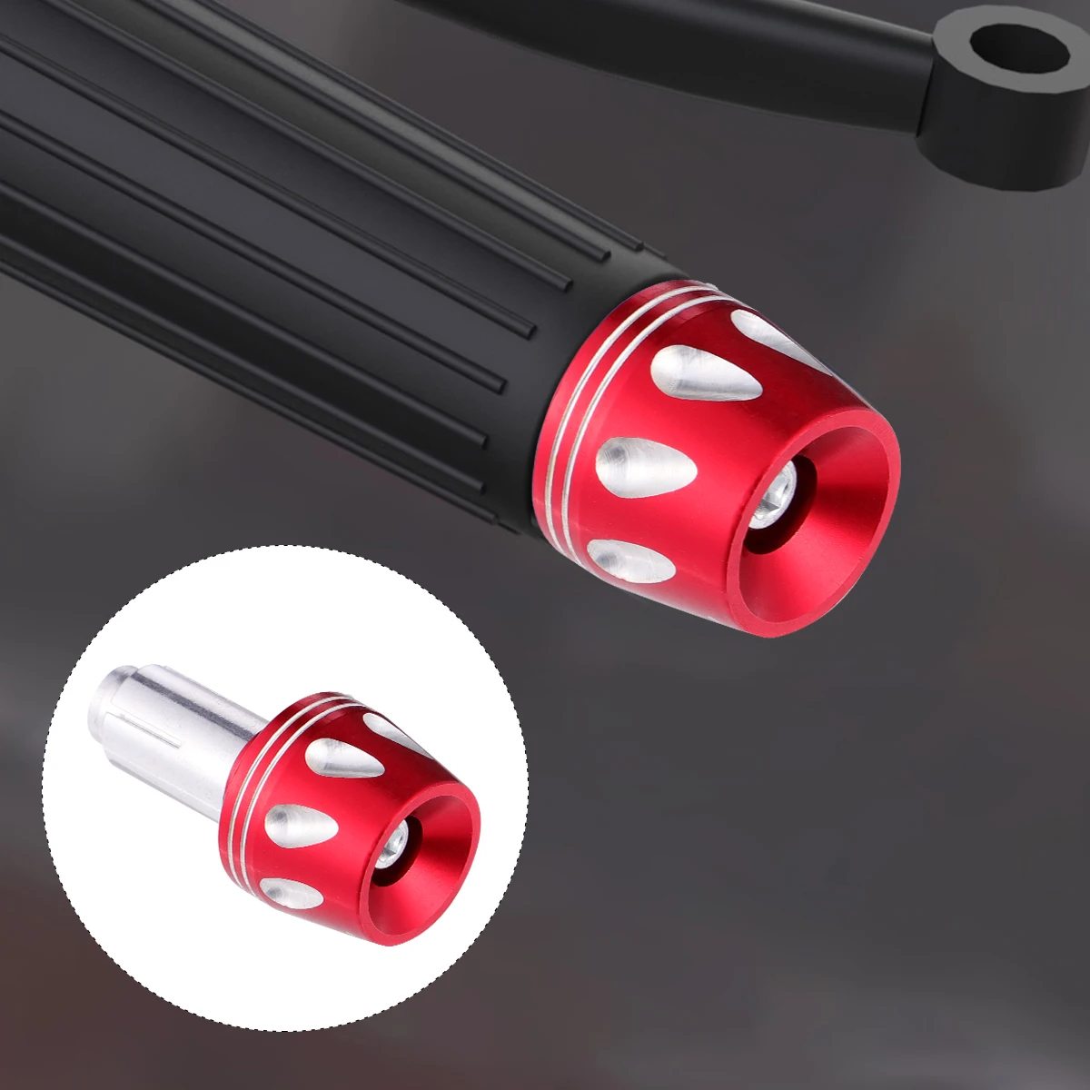 

2 Pcs Hand Plug Plugs Handlebar Refit Grip Motorbike Cap Tether Ends Aluminum Alloy Dirt Accessories