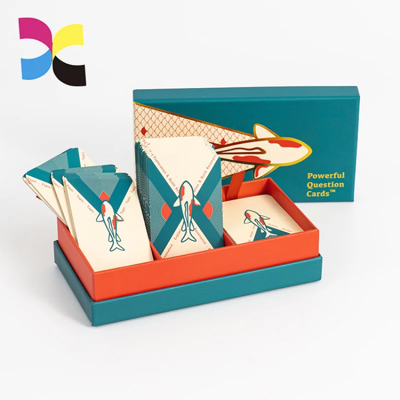 benutzerdefinierte.Luxuriöses Spiel-Themen-Design, Grußkarte, Offsetdruck, hochwertiges, ausgefallenes Papier, Kunst, Duplex-Brett, Pappe, Druck