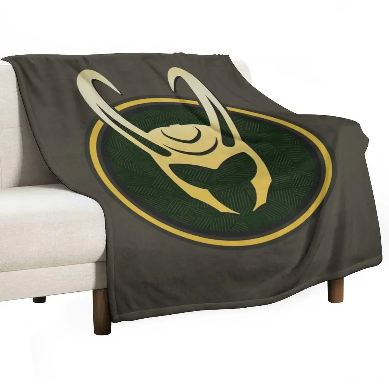 God Of Mischief Helmet Throw Blanket Decorative Sofas Decorative Sofa Single Blankets