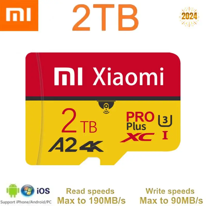 Xiaomi Mijia High Speed Class 10 SD Card 128GB 256GB Carte Sd Memory Card 2TB 1TB Usb Memory Flash Usb Stick Sdcards For Camera