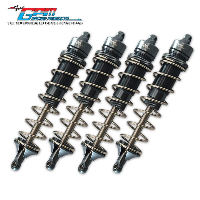 GPM سبائك الألومنيوم الأمامية والخلفية مسافة نقطة المنتصف لامتصاص الصدمات العالمي 130 مم-1 سيارة 4 عبوات لـ TEAM CORALLY 1/10 #4