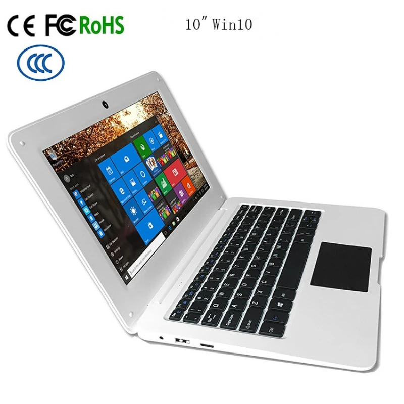 Laptop 10 Cal Full HD Win 10 czterordzeniowy Z8350 2G + 32G Netbook nowy Notebook komputer do gier Factory Direct Mini PC tanie laptopy