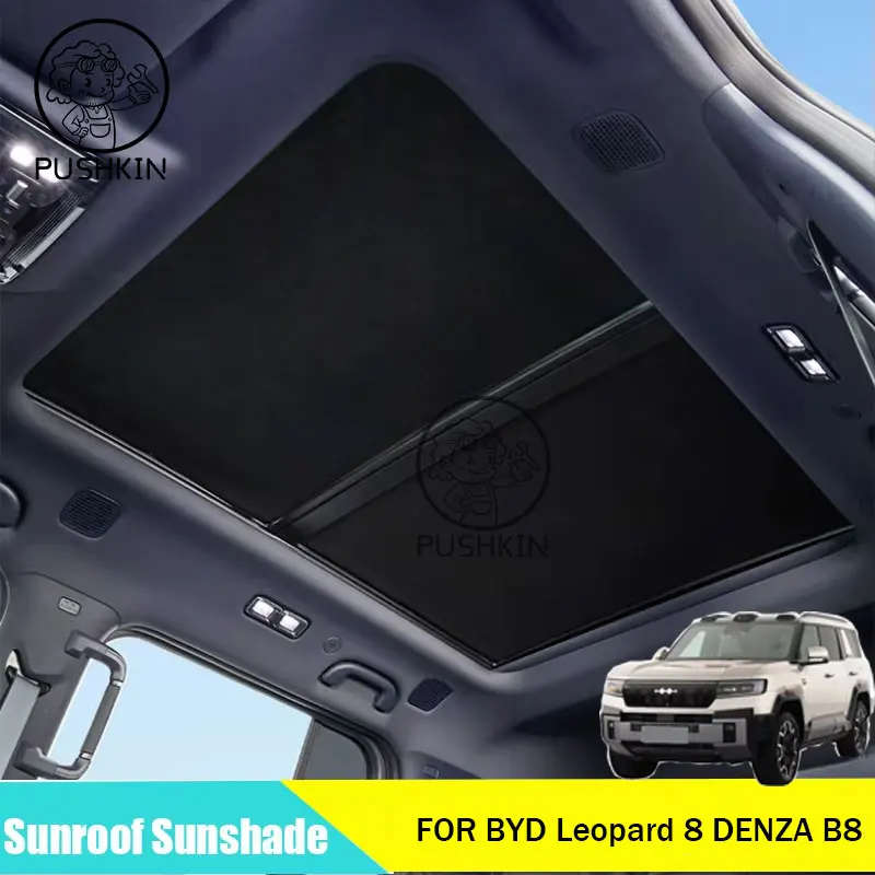 

Sunroof Sunshade Fit for BYD Leopard 8 DENZA B8 Electrostatic Adsorption Roof Sun Protection and Insulation Interior Accessorie