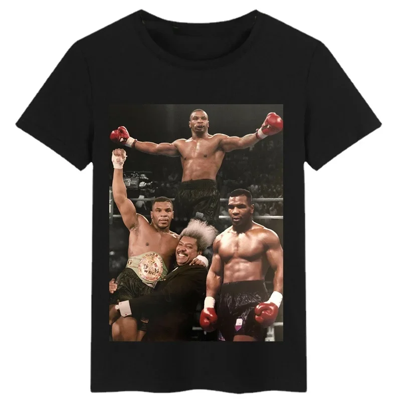 Boxing champion Mike Tyson Memorializes T-Shirt  Boxing Fans Cotton O-Neck Short Sleeve Unisex T Shirt