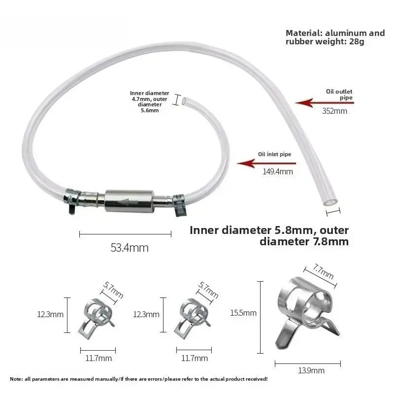 

Car Motorcycle Brake Bleeding Hydraulic Clutch Valve Tube Set Pit Dirt Bike Accessories Oil Change Pump Bleeder Fluid Hose