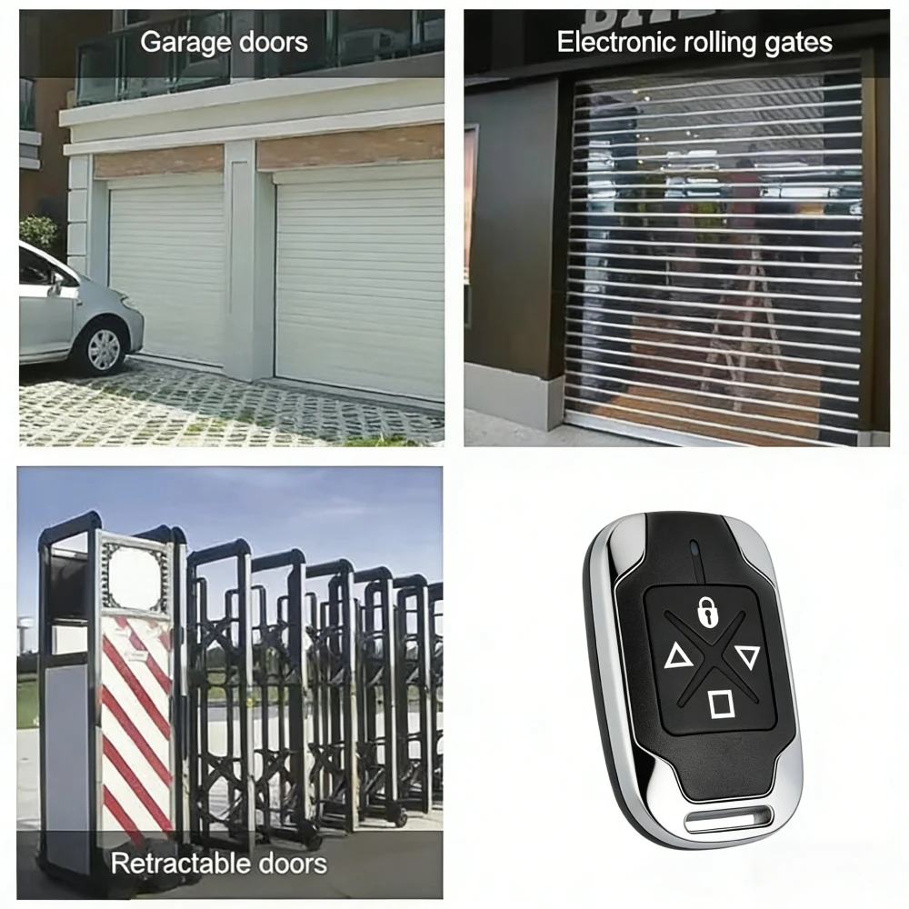 KEBIDUMEI 433MHZ Remote Control 4Keys Universal Garage Control Garage Door Remote Controller Duplicator Clone Code Car Key