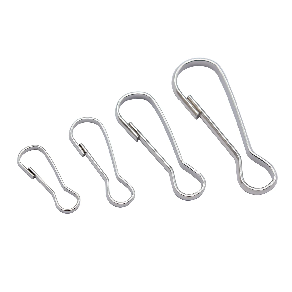 WYSIWYG 10pcs 5 Colors 20mm/25mm/32mm/40mm Gourd Shape Clasps & Hooks For DIY Jewelry Making Handmade Jewelry Craft Findings