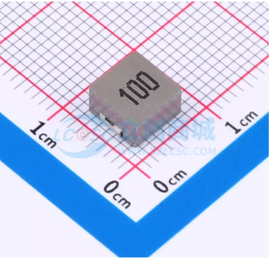 10pcs 0640-10uh silk screen 100 size 6 * 6 * 4MM integrated molded inductor SMD shielding power 7 * 7 * 4