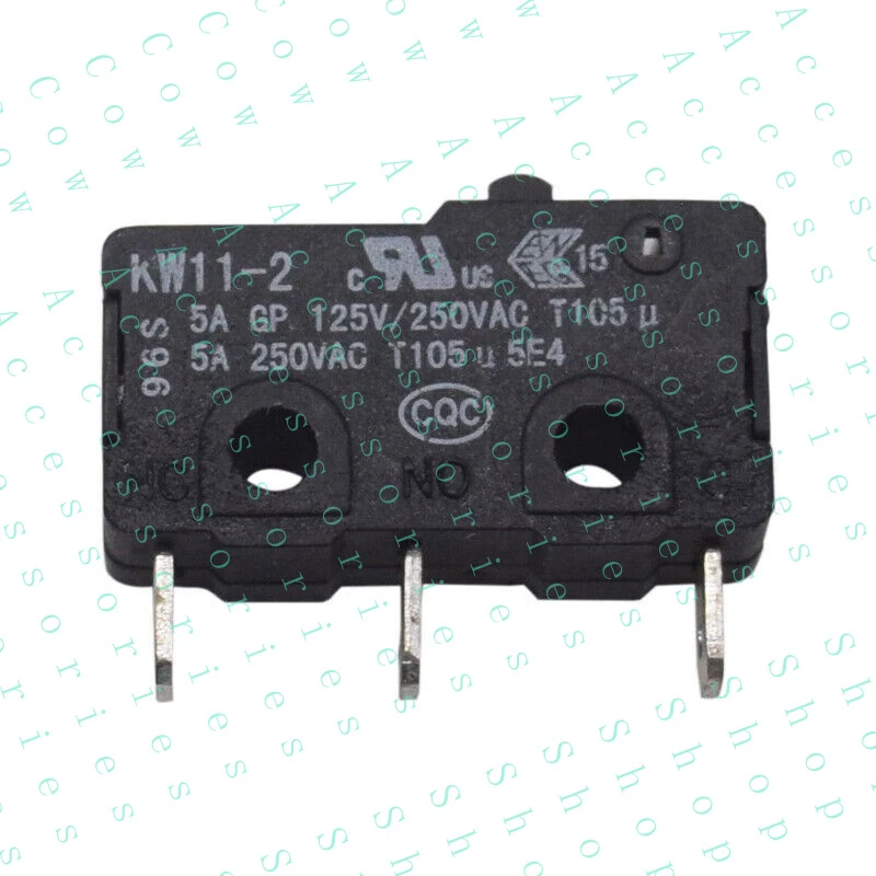 PP+ 10PCS  KW11-2 5A 250V Microswitch 3PIN Buckle Tact Switch