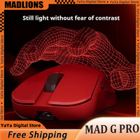 Original MADLIONS MAD G Pro Max Wireless Gaming Mouse Ultra Dual Mode 2.4GHz Lightweight E-sports Mice Phase PAW3395 Gamer Mouse