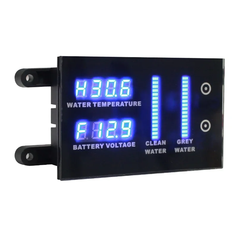 RV Part Include Voltmeter Water Meter Water Temperature Gauge 2 Way Touch Switch Control Panel Caravan Control Panel