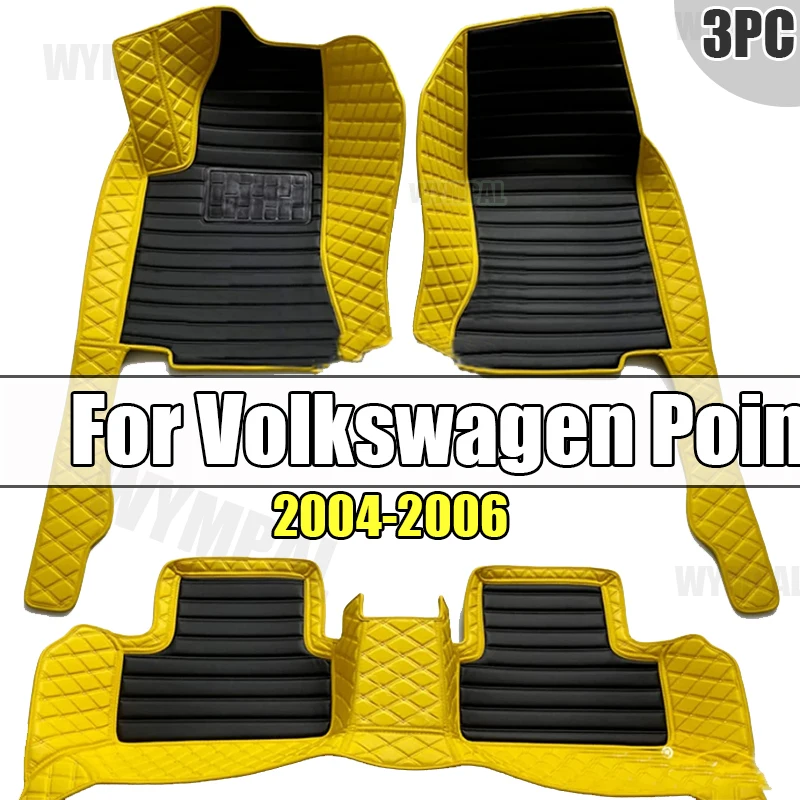 Customized Artificial Leather Car Floor Mat For Volkswagen Pointer 2004 2005 2006 Protect Your Vehicle's Interior Accessory