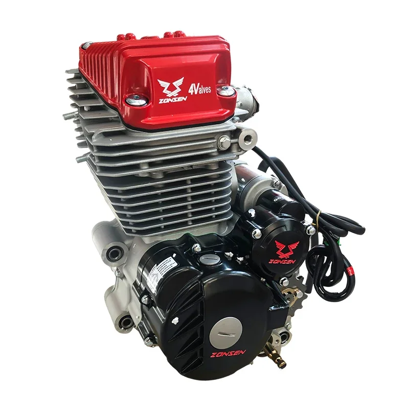 Zongshen 4-Valve 250cc Motorcycle 4-Stroke CB250R Air Cooled Engine For  Dirt Bike