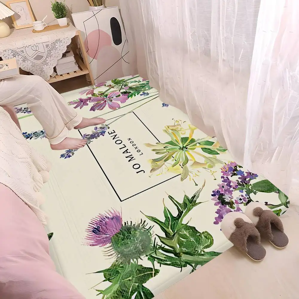 J-Jo M-Malone L-LOGO Room Mats Cheaper Anti-slip Modern Living Room Balcony Printed Household Carpets