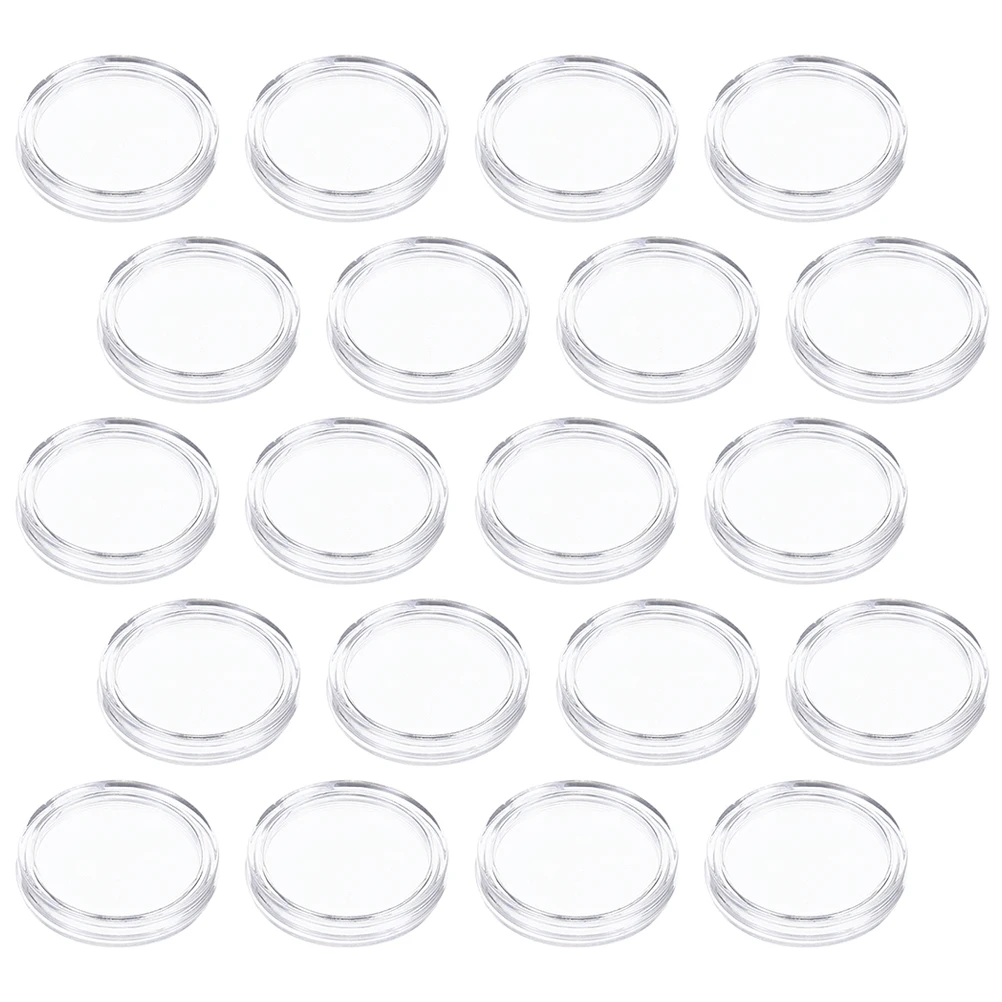 

50pcs Coin Box Protector Plastic Storage Accessory Collecting Case Coin Holder Professional Transparent Organizer