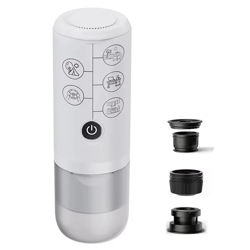 

A20F-Travel Portable Espresso Coffee Machine For Car &Home Camping Coffee Maker 3In1 Capsule Powder For Nespresso/Dolce Gusto