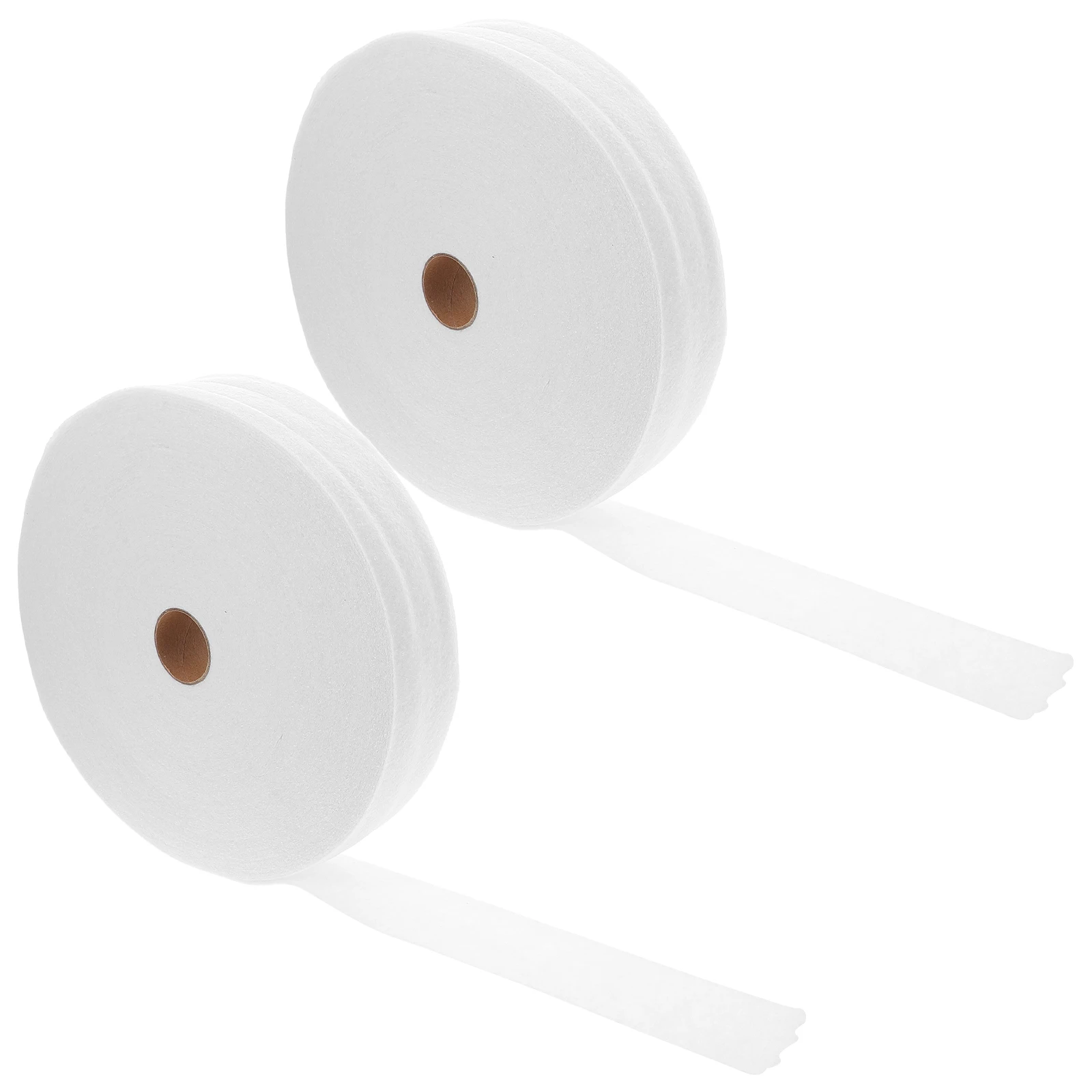 

2 Rolls Wool Cotton Batting for Quilting Carpets Purses Home Decor Needle Punched Strips Soft Durable Material