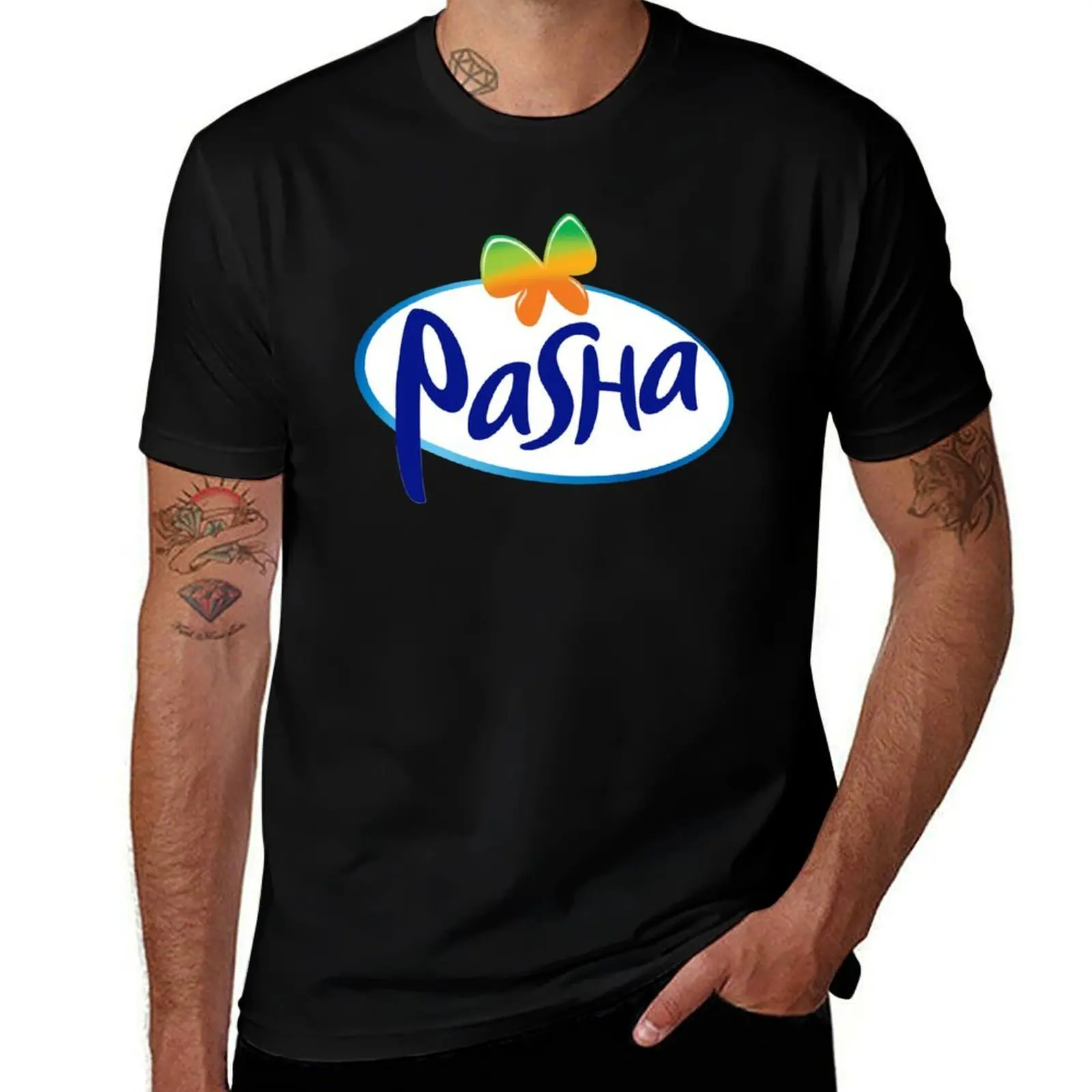 Pashanim Saka Wasser T-Shirt Big Size Loose Fit Tee Shirt T-Shirt
