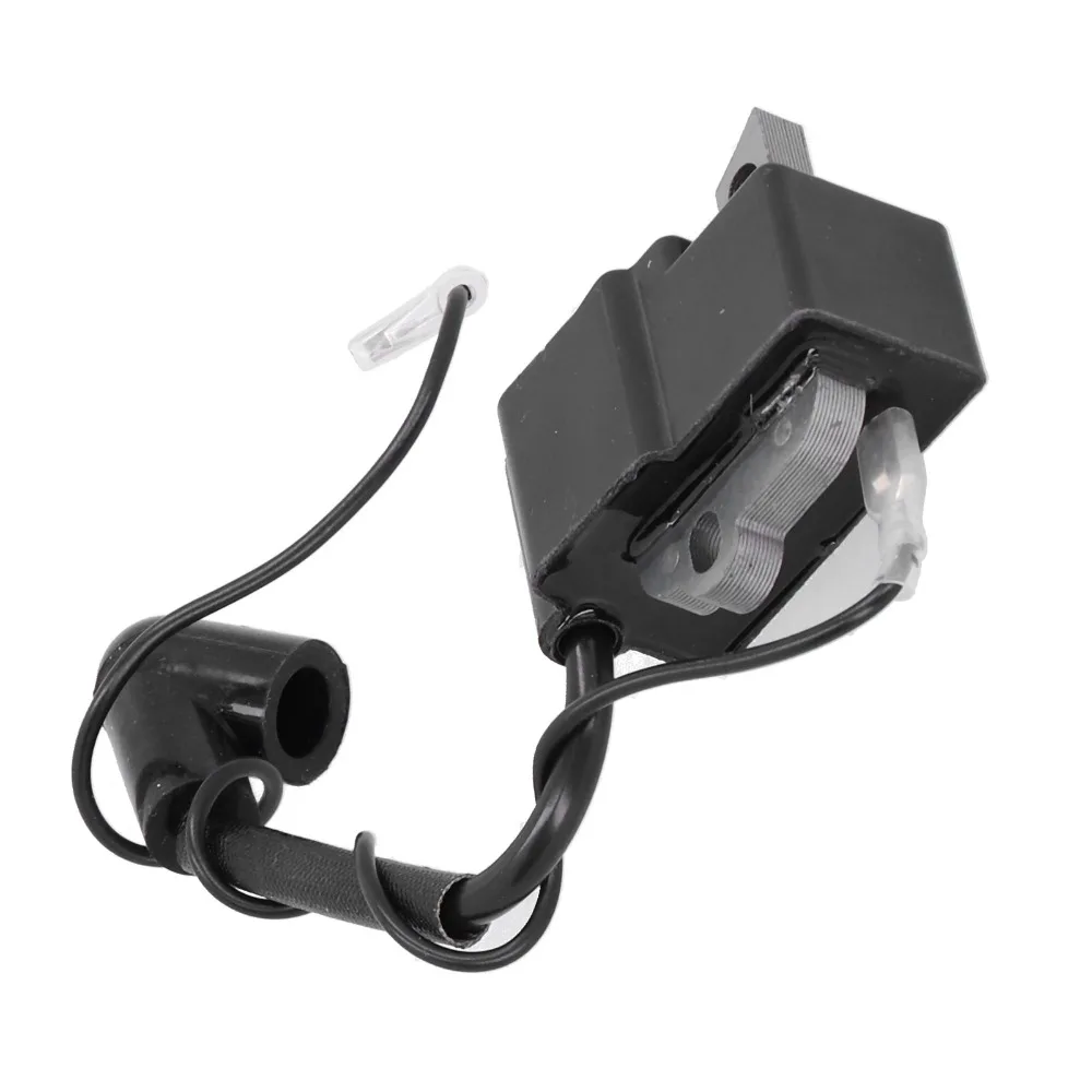 Black Chainsaw Ignition Coil Metal Compact Chainsaw Part Easy Installation With Wire Chainsaw Part Accessory for STIHL MS192T
