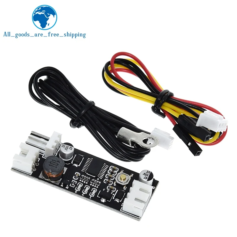 Single 12V 0.8A DC PWM 2-3 Wire Fan Temperature Control Speed Controller Chassis Computer Noise Reduction Module NTC B 50K 3950