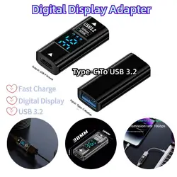 Type-C Female To USB3.2 Female Adapter Fast Charging Data Transafer Digital Display Hard Drive Box Car Keyboard Receiver Adapter