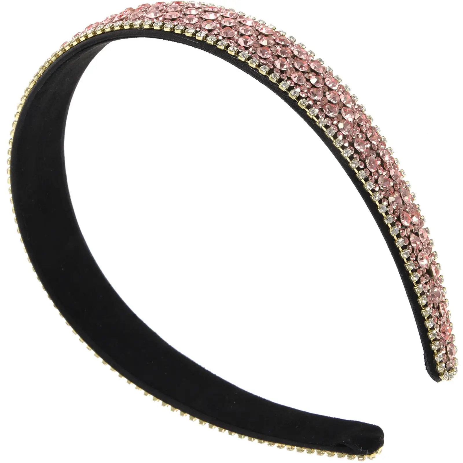 

Non slip Rhinestone Headb Crystal Shiny Sparkly Diamond Glitter Hairb White Color Daily Party Wedding Accessories