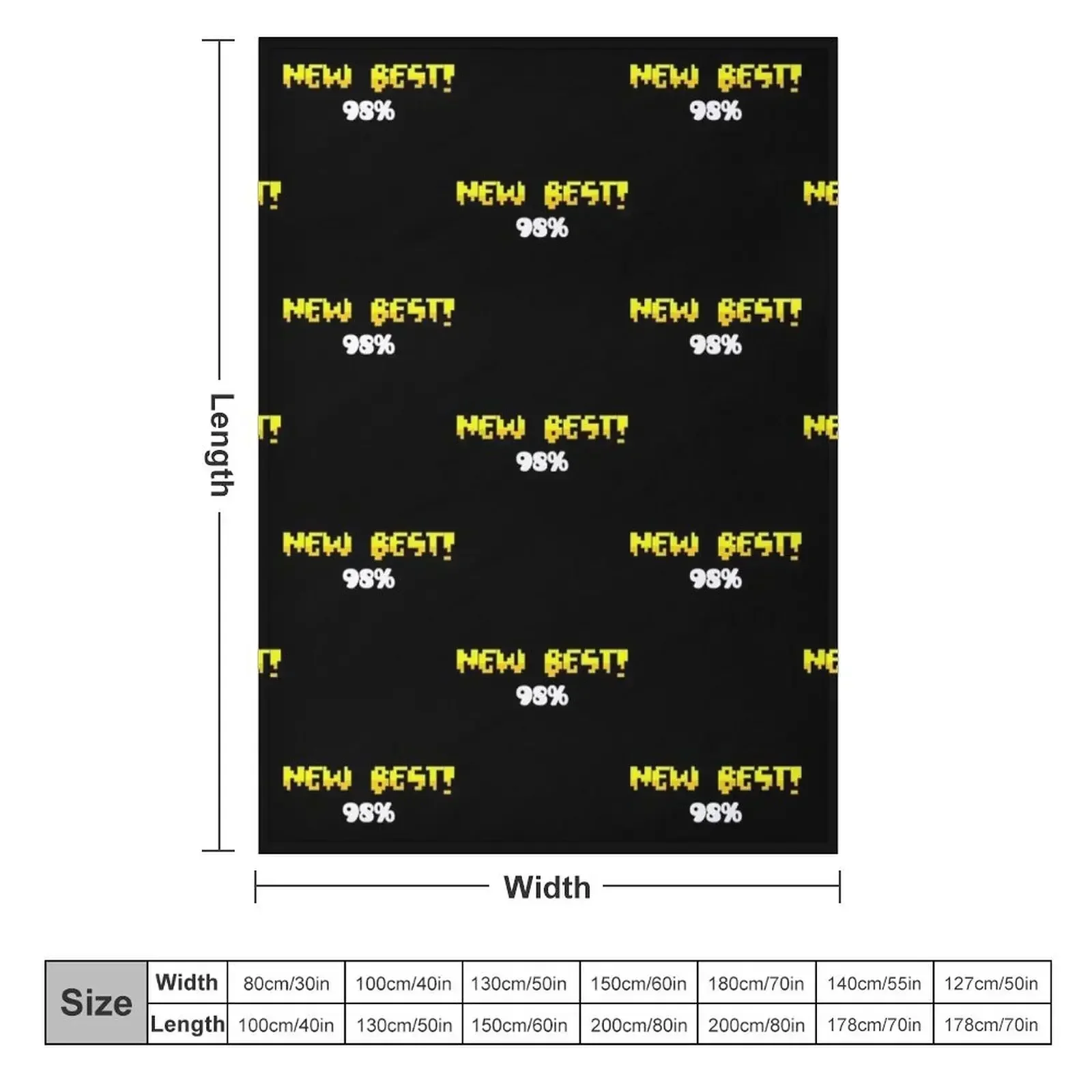 Geometry Dash Rage 98 Throw Blanket Nap For Sofa Thin Picnic Furry Blankets