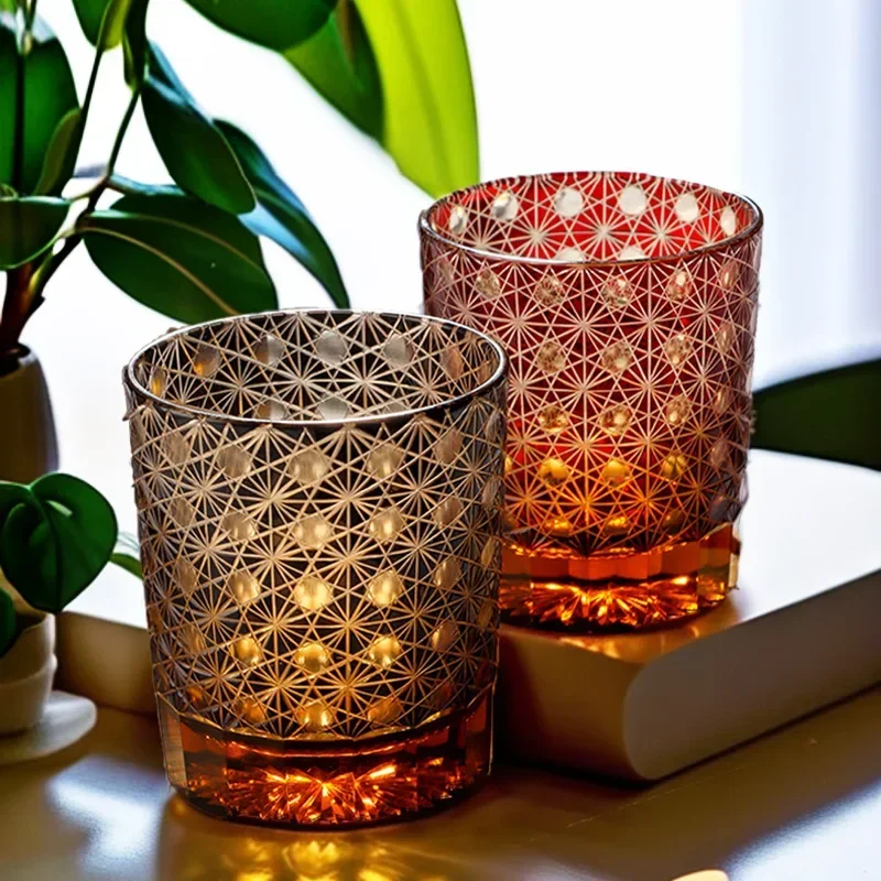 Pure handmade profound cup crystal cup glass gift-giving high-end wine glass household high-end foreign wine cup