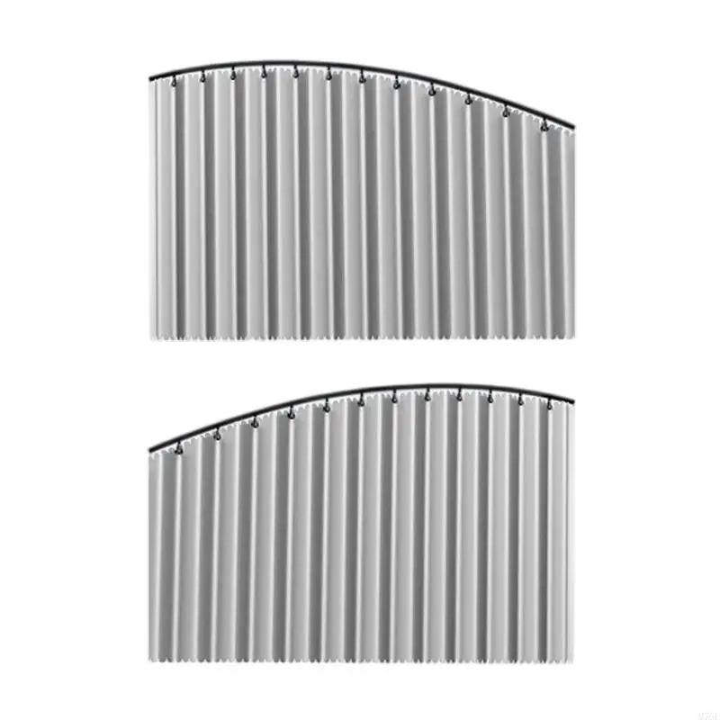 M76E Auto-Polyester-Seitenfenster-Vorhang-Gleitschienen-Design, Schatten-eingebettetes Design verhindert grelles Sonnenlicht und – Detail 2